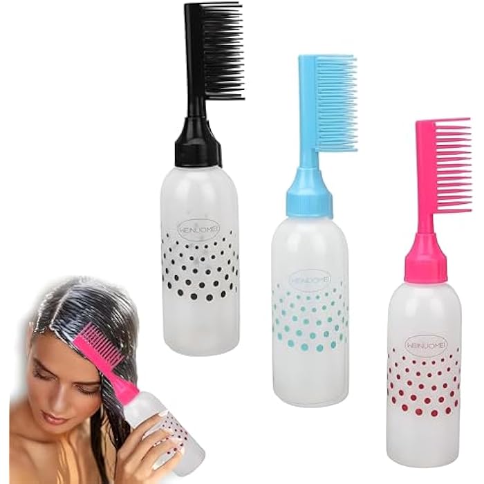 Cream and Oil Applicator - A must-have for anyone looking to enhance their hair care routine with ease and precision. (model2-3piece) - Image 1